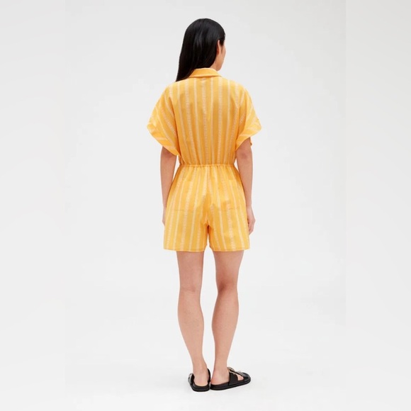 CLAUDIE PIERLOT | Cotton Silk striped Romper | size small - Picture 3 of 15